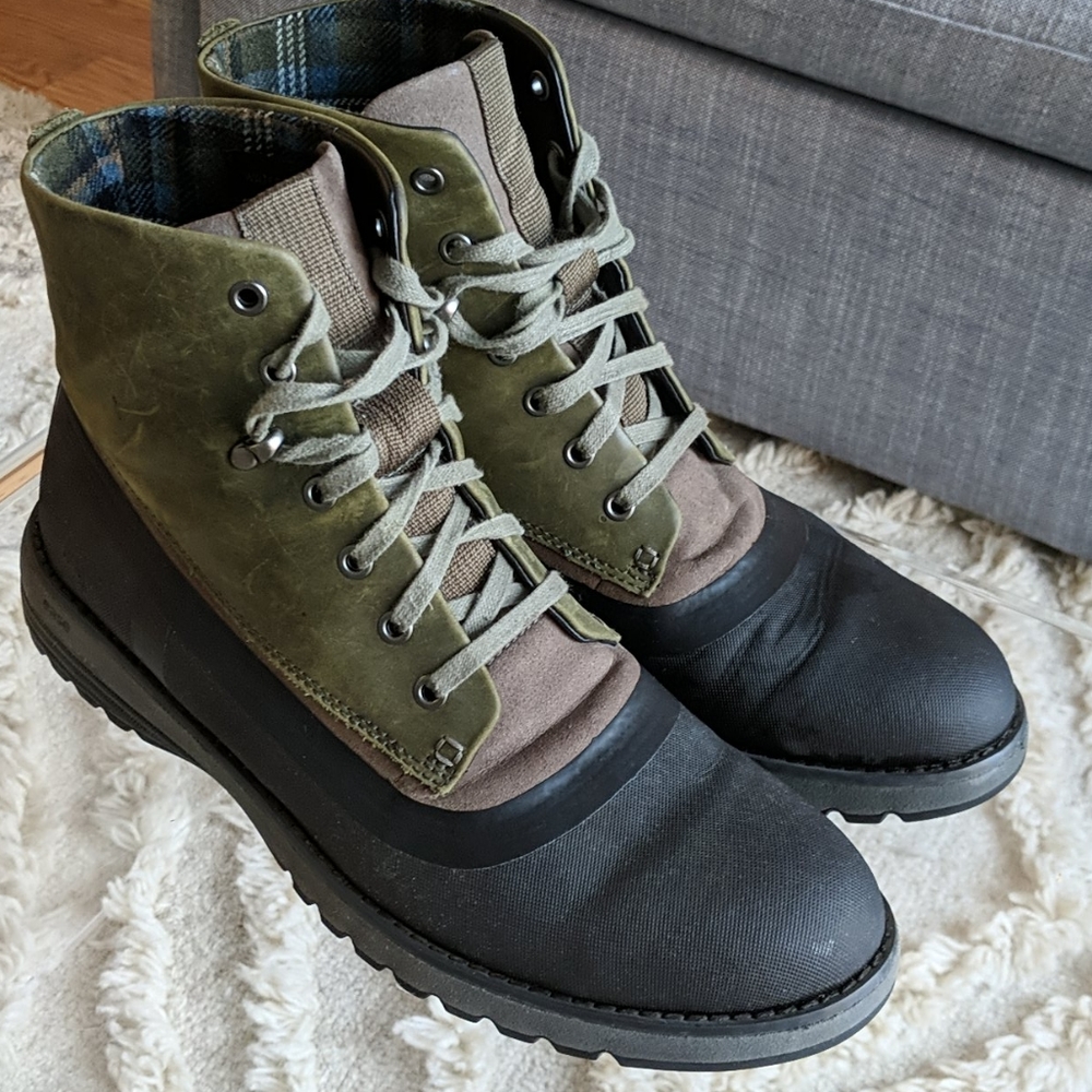 Caterpillar Rain Snow boots Military Green Sz 12